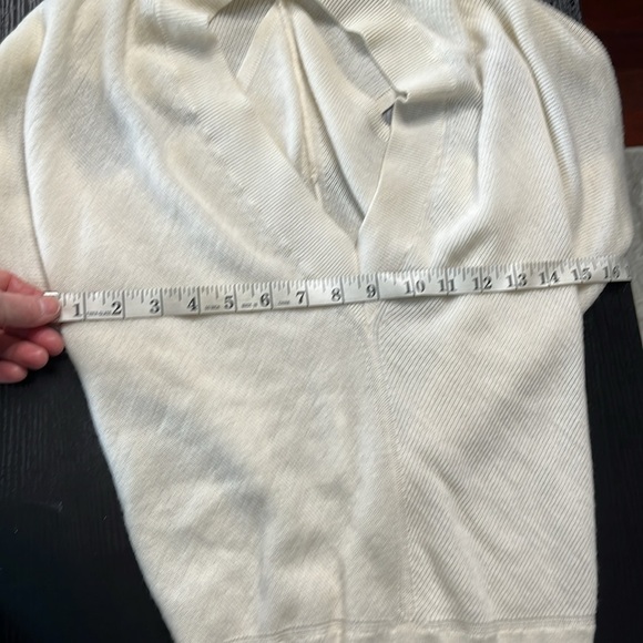 Armani Exchange lightweight wool blend sweater blouse - Picture 6 of 7